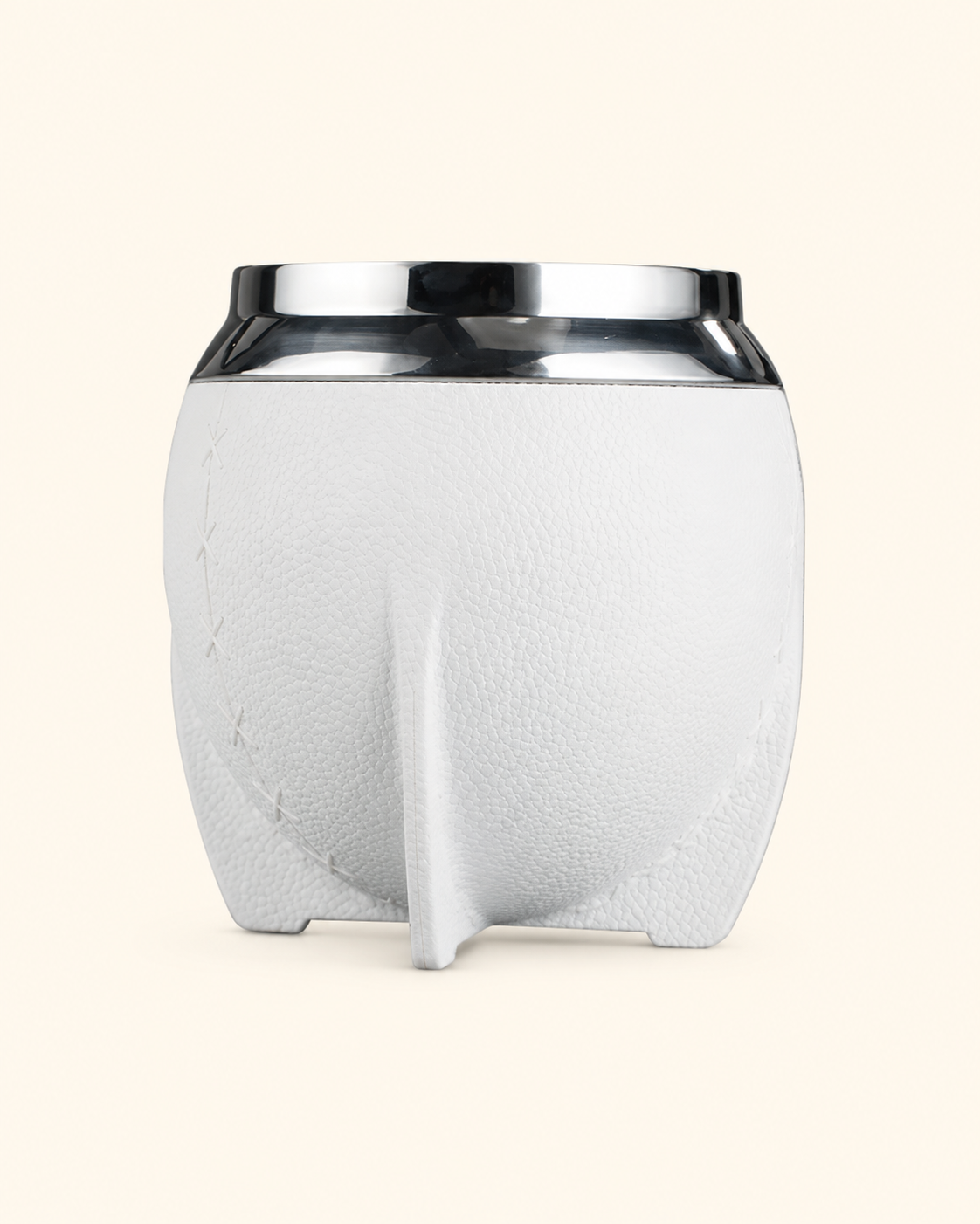 Calebasse Blanche en acier inoxydable